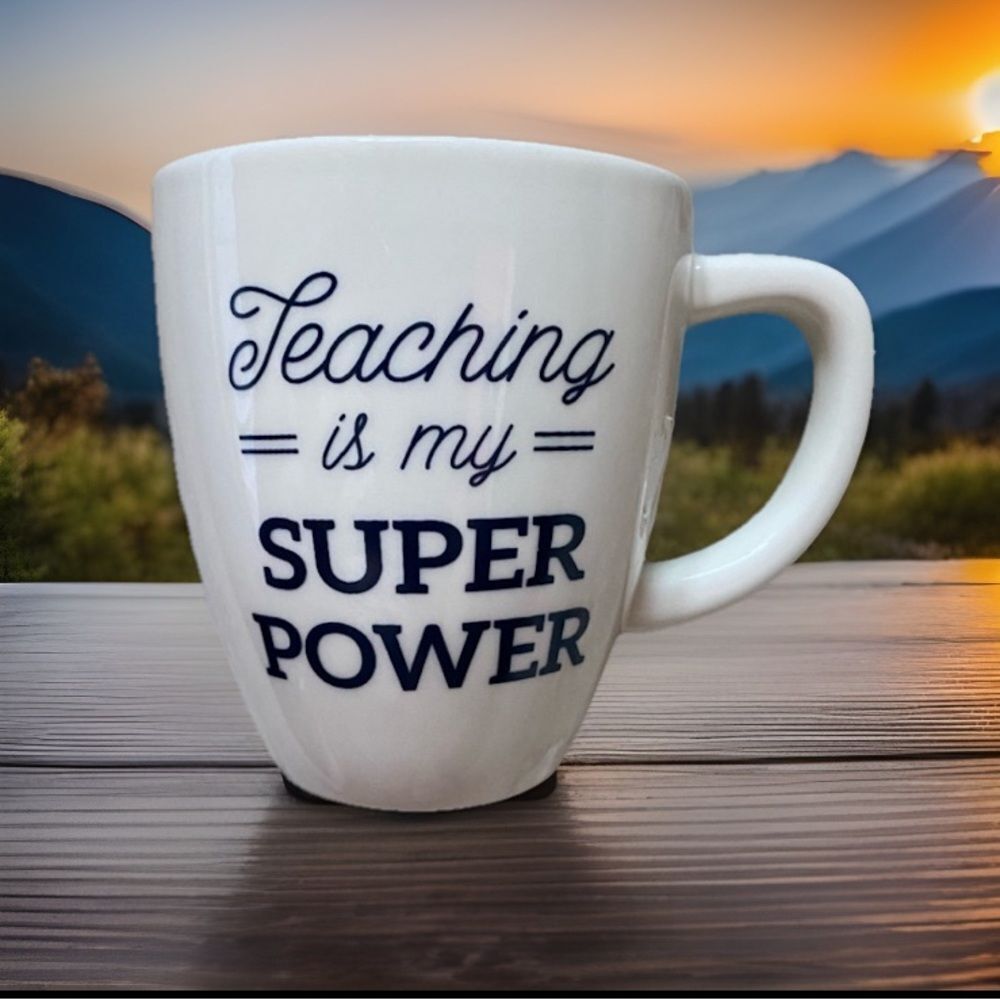 Threshold Ceramic Mug  (Teaching Is My Super Power)